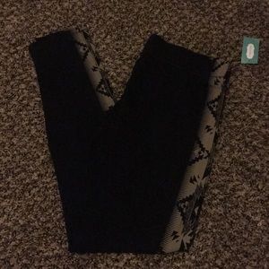 Black and Aztec Legging